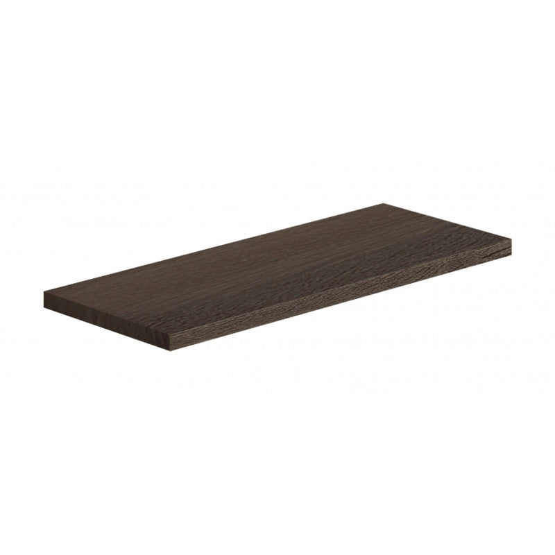 Mensola da Muro, Scaffale Legno, Mensola da Parete, Noce, 36x15,5x1,8 cm - Smart