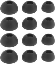 Orecchini di sostituzione - Isolazione acustica - Nero - Orecchini di gomma - Compatibili con OnePlus Buds Pro 2 - 3 misure S/M/L