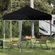 Tenda per feste a pop-up Nero 195 x 195 x 245 cm Tessuto Oxford 42019722
