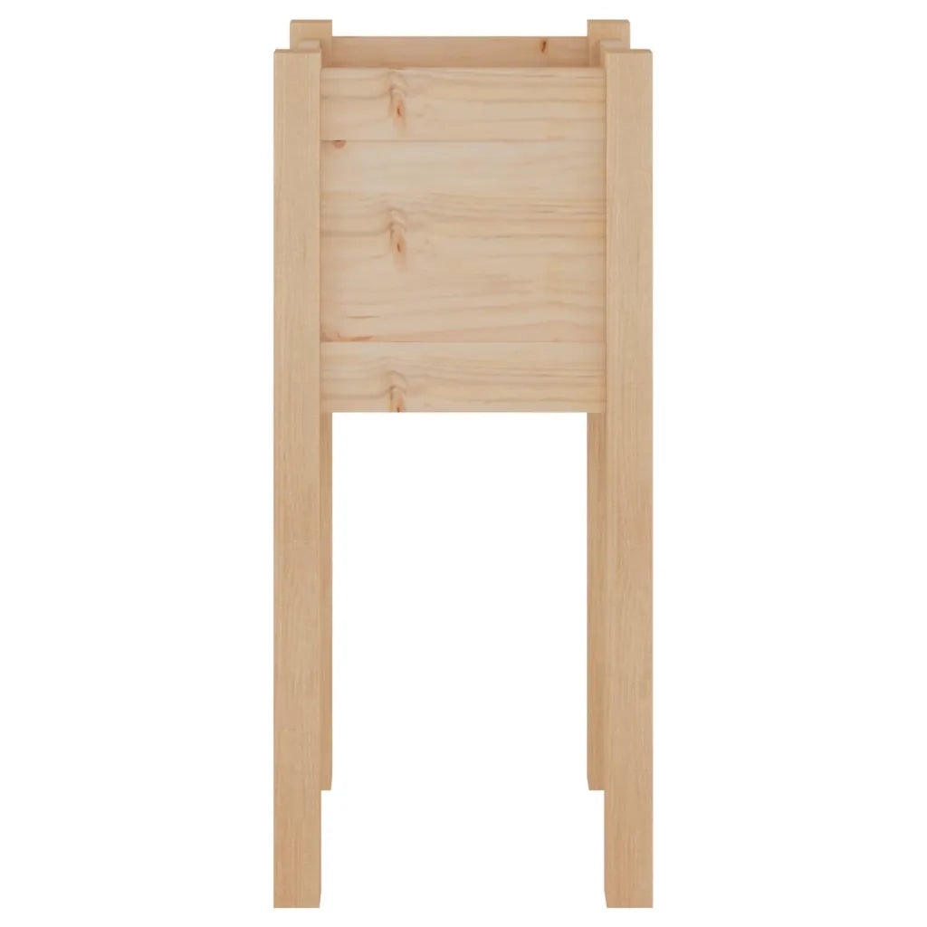 2 pz Fioriere | Cassetta per fiori | Vaso da Giardino 31x31x70 cm in Legno Massello di Pino
