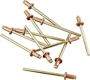 Gronda alluminio pat.rame rivett i a strappo 4.8x12 pz100