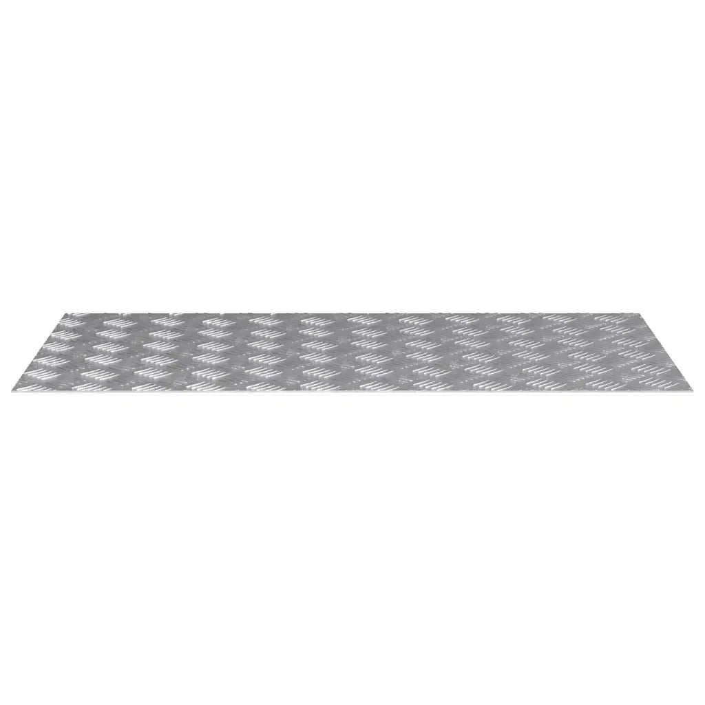 Gradini per Scale 2 pcs Argento 100 x 50 cm Alluminio 4104363