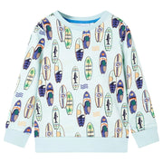 Felpa da Bambino Blu Tenue MÃ©lange 116cod mxl 93066