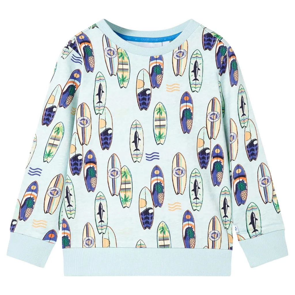 Felpa da Bambino Blu Tenue MÃ©lange 116cod mxl 93066