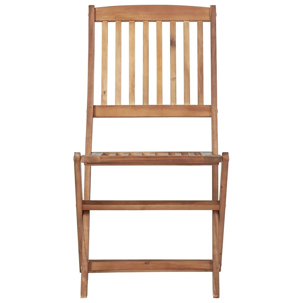 Sedie da Giardino Pieghevoli 8 pz con Cuscini Massello Acacia cod mxl 67258