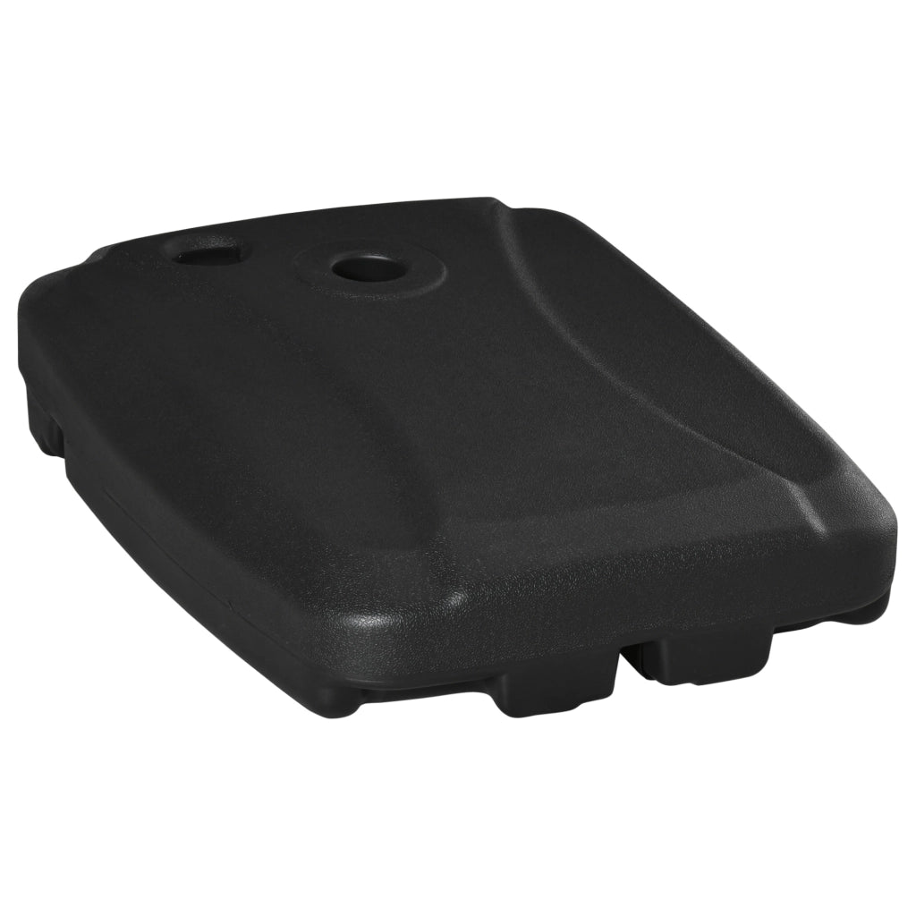 Base Ombrellone Braccio Giardino ¨C zephmum ¨C Nero 80x60x17 cm