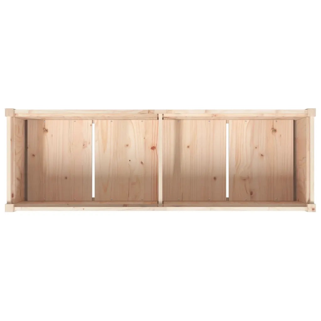 Fioriera da Giardino-Vaso da Esterno 150x50x70 cm in Legno Massello di Pino