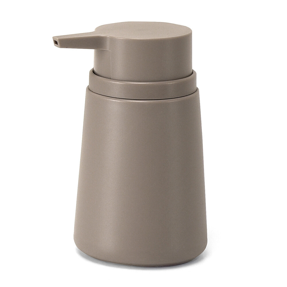 Dispenser sapone tortora design tondo in plastica Pop