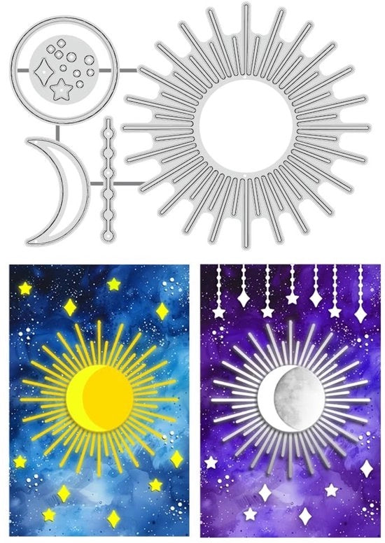 Stencili Decorativi per DIY Scrapbooking - 0,8 mm Spessore - Materiale Duraturo