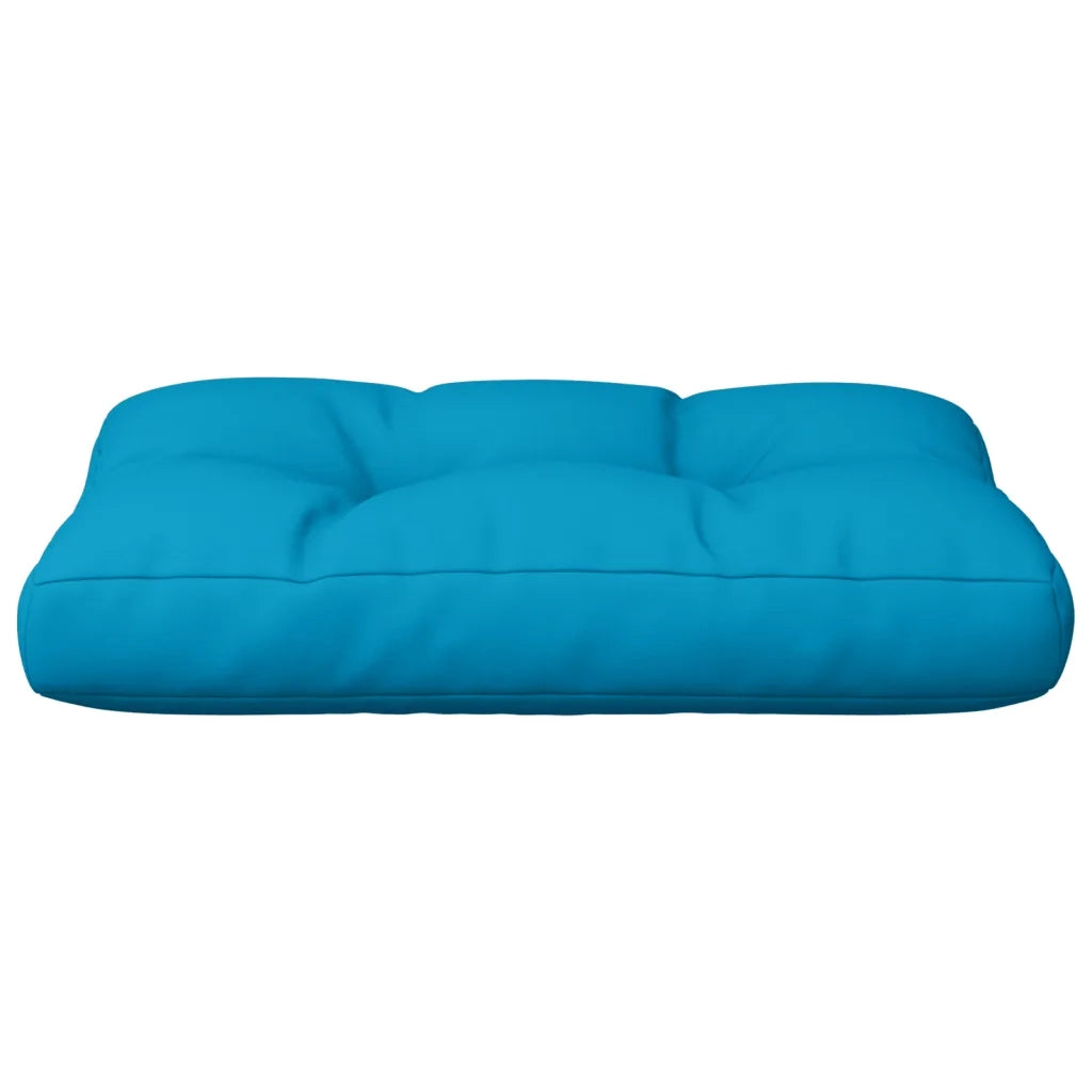 Cuscino per Pallet Blu Chiaro 50x40x12 cm in Tessuto