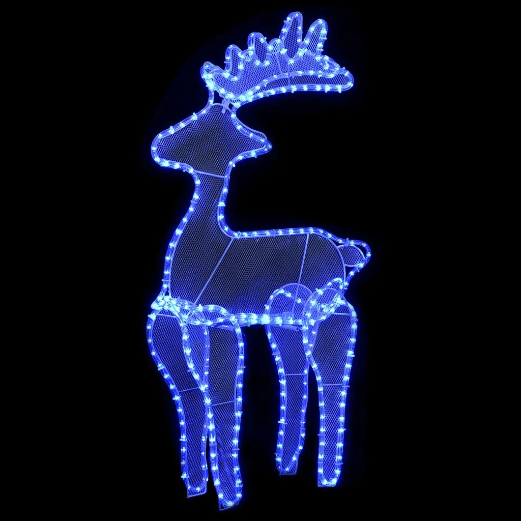 Decorazione Natalizia Renna in Rete con 306 LED 60x24x89 cm 329824