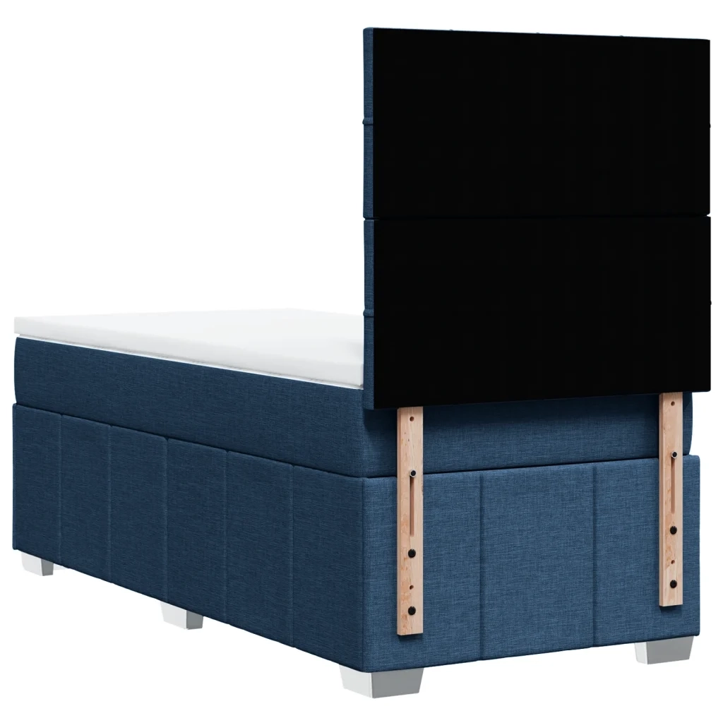 Giroletto a Molle con Materasso Blu 90x200 cm inTessuto 3291557