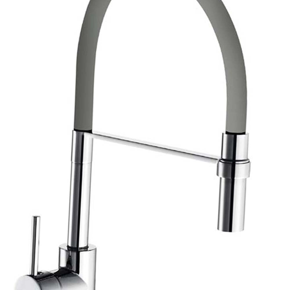 Miscelatore lavello serie winter a bocca alta, grigio