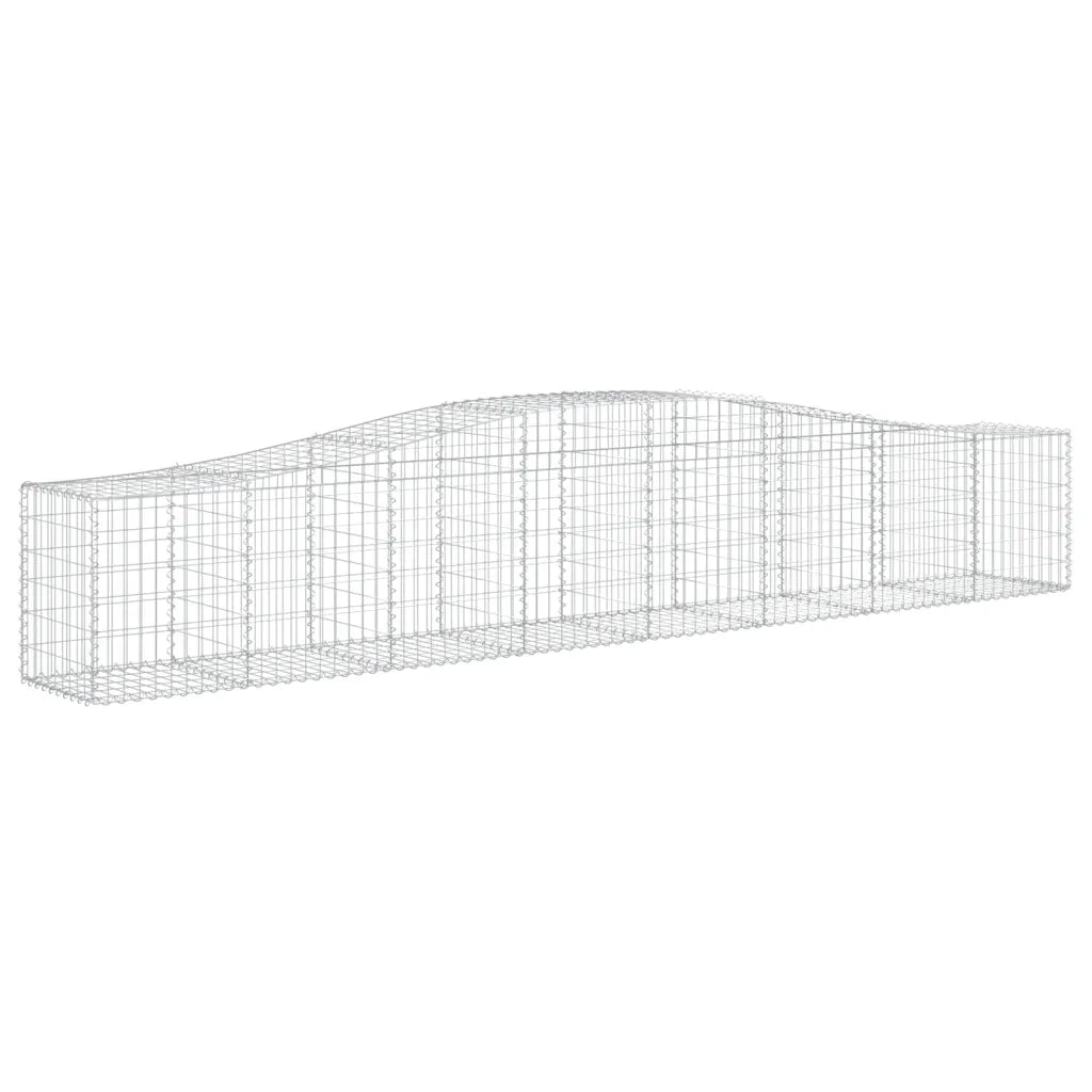 Cesti Gabbioni ad Arco 20 pz 400x50x60/80 cm Ferro Zincatocod mxl 76051
