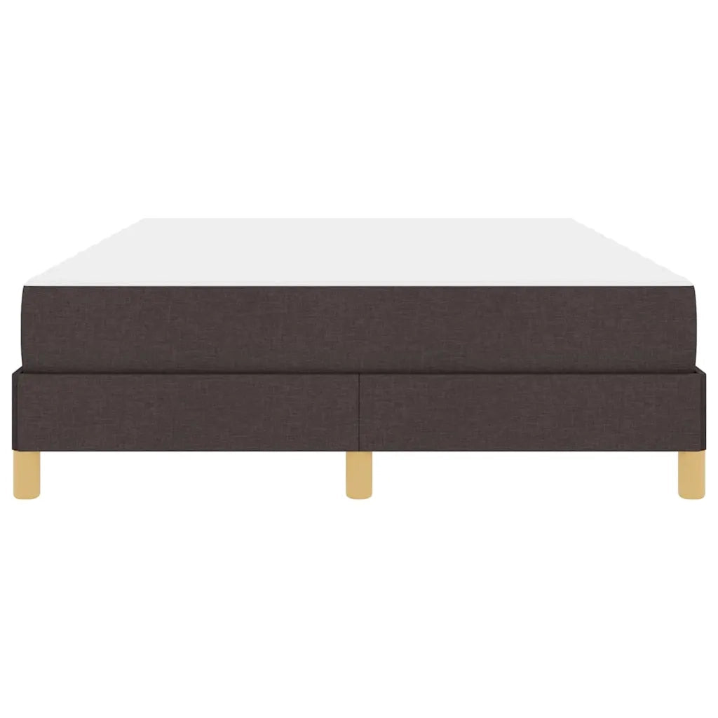 vidaXL Letto a molle Marrone 160 x 200 cm