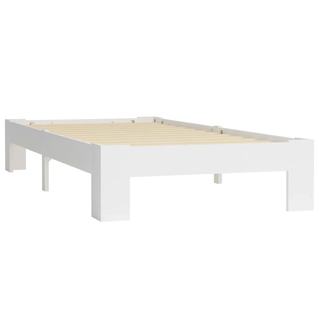 Dormeuse Estraibile senza Materasso Bianca Legno Pino 90x200 cm 283292