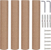 Sostituti di paletto per gatti - sisal naturale - 4 pezzi