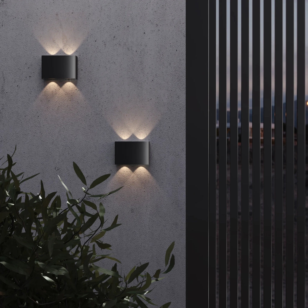 Maytoni applique moderna Show 1 luce LED integrato IP54 grafite alluminio
