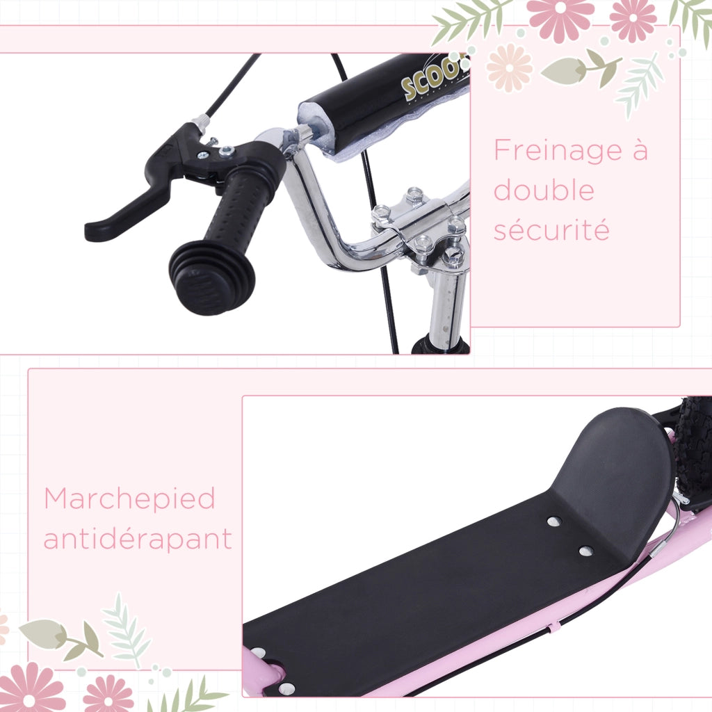 Pattinette con Ruote Grandi Pneumatiche 41 cm ¨C zephmum ¨C Rosa