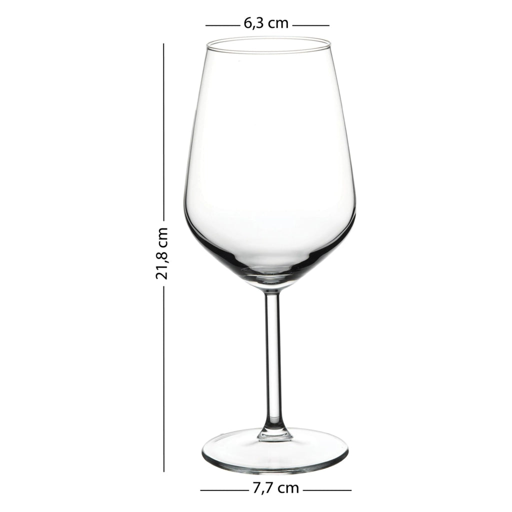 Nenipaka, Bicchieri set da 4 490 ml, Trasparente