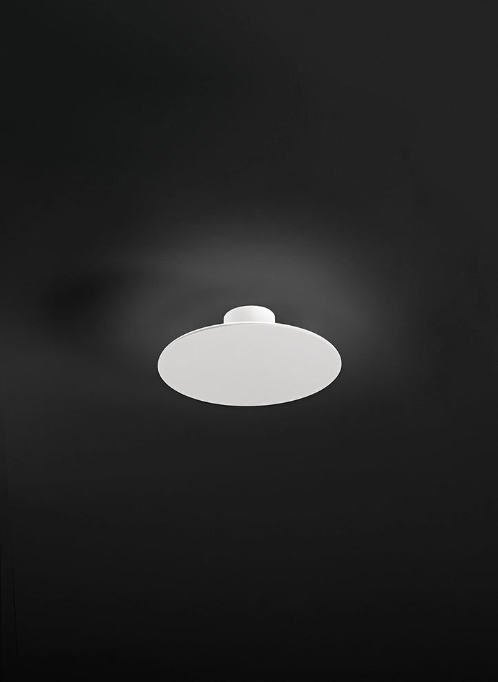Plafoniera LED 28W CCT Dimmerabile 3000K-6000K Struttura in Metallo e Alluminio Verniciato a Polvere Colore Bianco Opaco - Perenz