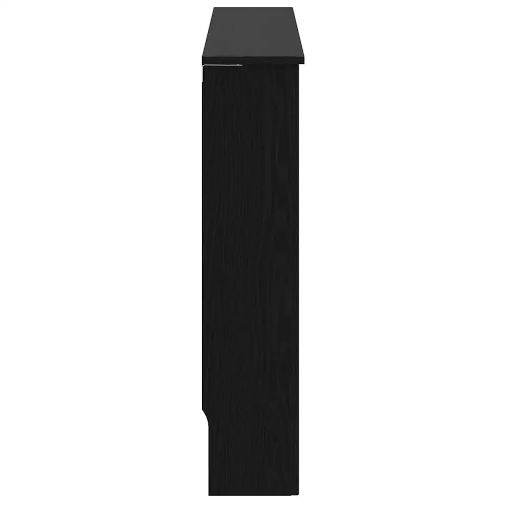Copertura per radiatori Rovere Nero 152 x 19 x 81,5 cm 884091