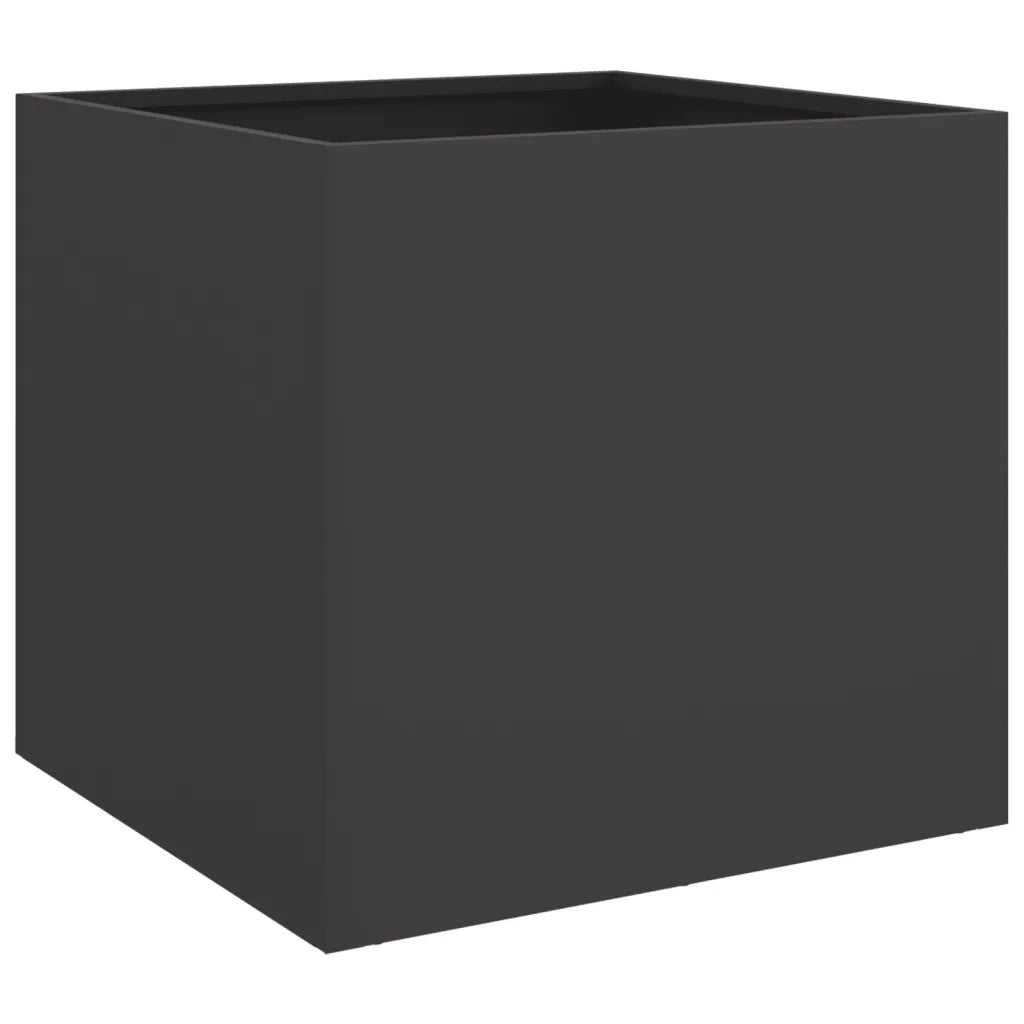 Fioriera Nera 49x47x46 cm in Acciaio 841559