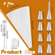 Sacca spray riciclabile con bocchette spray in acciaio inossidabile - Ideale per decorazioni