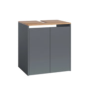 Vicco Mobile sottolavabo per bagno Antracite/quercia dorata 60.2 x 65 cm