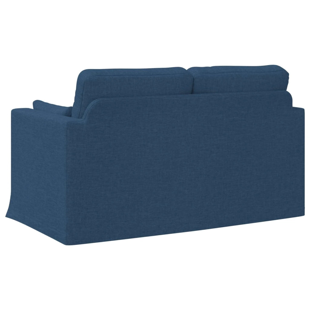 Divano | Divano da soggiorno | Sofa Blu 139 x 78 x 80 cm Tessuto