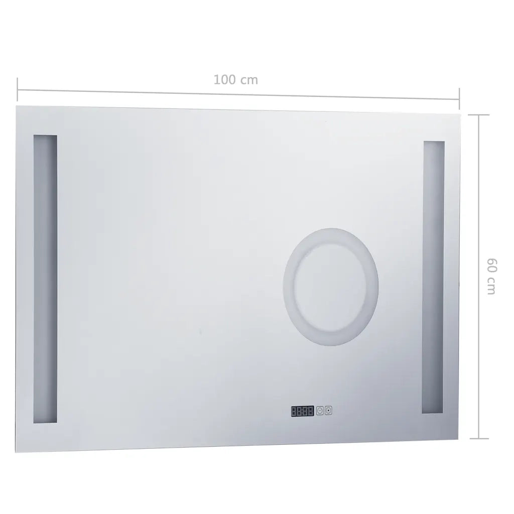 Specchio LED da Bagno con Sensore Tattile 100x60 cm 144743