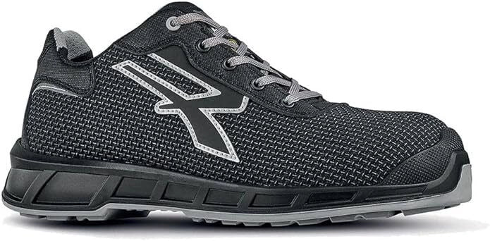 Upower Scarpe Jackson Grigio Silver Basse Numero 43 S3