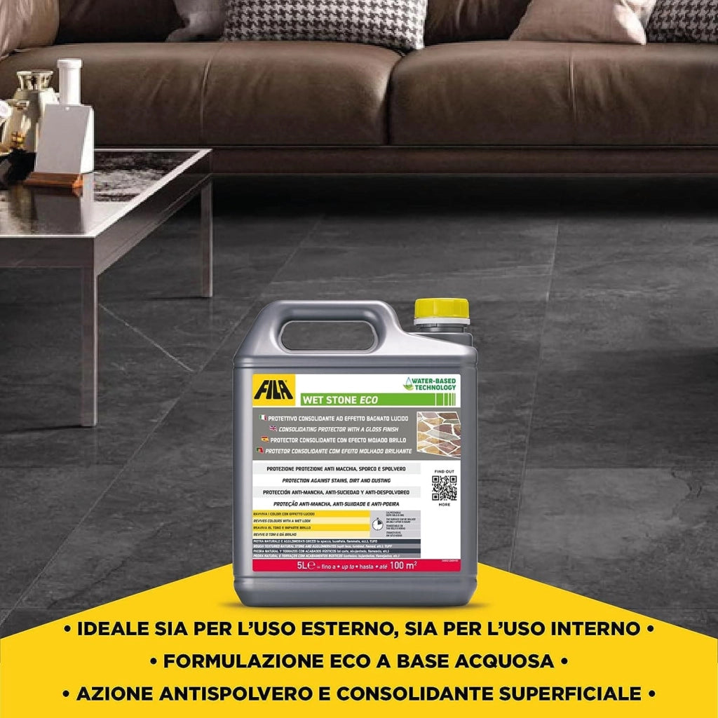 Fila Wet Stone Eco Lt.1 Protettivo Pietra Naturale Tonalizzante Ad Effetto Bagnato Idrorepellente
