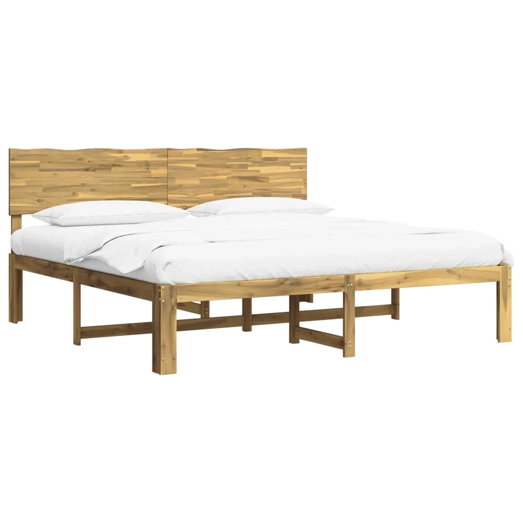 Letto matrimoniale con testiera ROSTOCK Bianco 180 x 200 cm 3405424