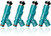 Iniettori di combustibile 4 pezzi - Compatibili con Toyota Yaris/Vitz 1.0L/1.3L - Codice OEM 23250-23020 - 1999-2005 - Alta qualità - Iniettori di combustibile