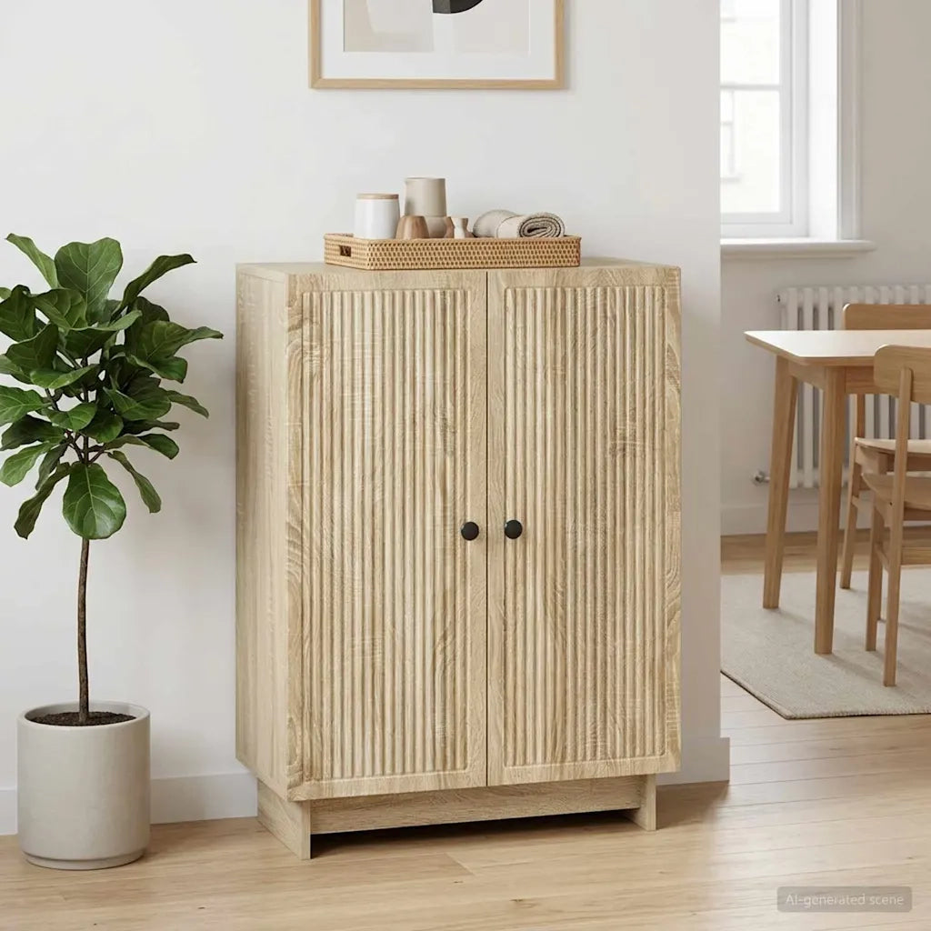 Credenza Rovere Sonoma 66 x 34,5 x 90 cm Legno ingegnerizzato 893897
