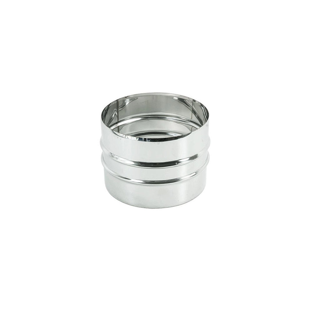 Manicotto mm da 300mm giunzione raccordo a doppio bicchiere inox aisi 304