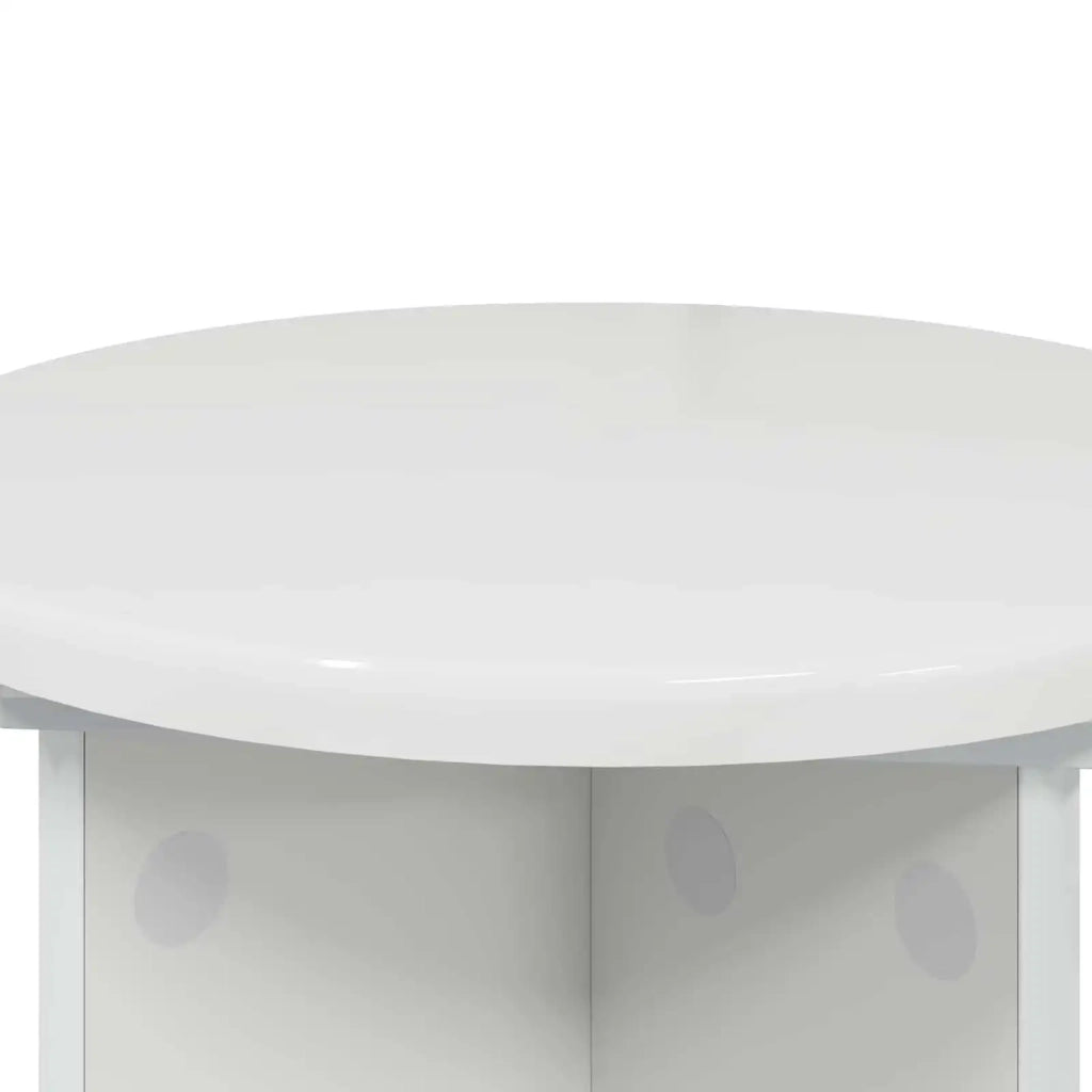 Supporto per piante 2 pcs Bianco Lucido Ø29,5 x 40 cm 899739