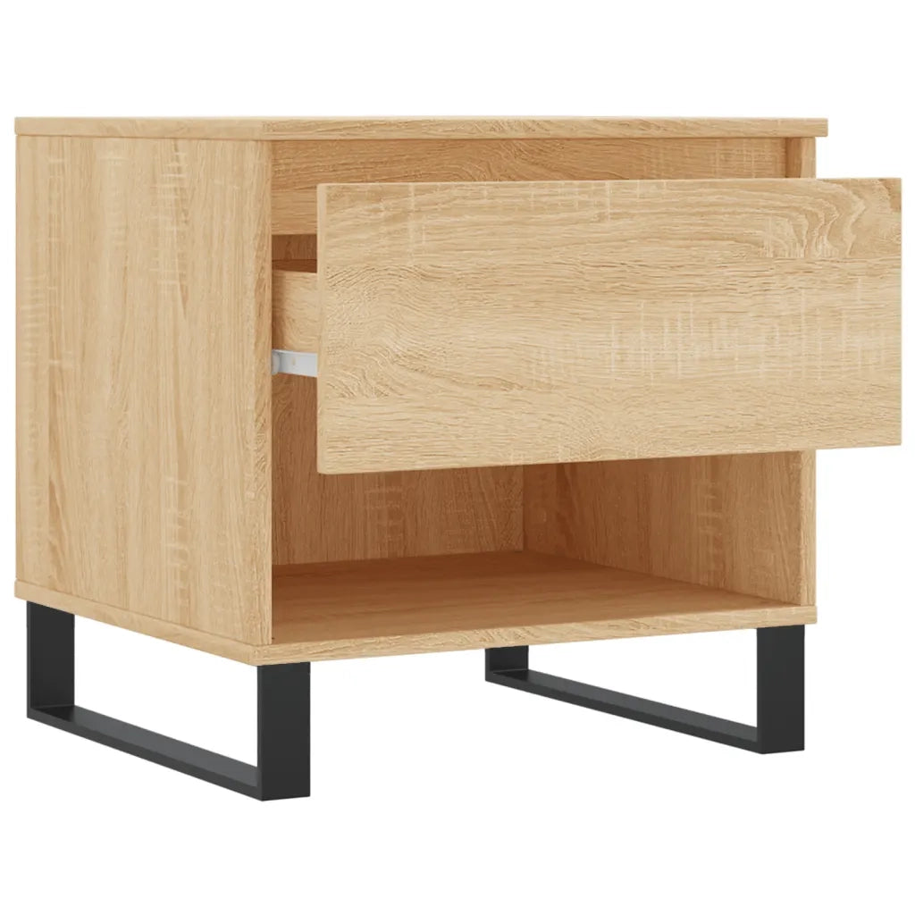Tavolini Salotto 2pz Rovere Sonoma 50x46x50cm Legno Multistrato 830931