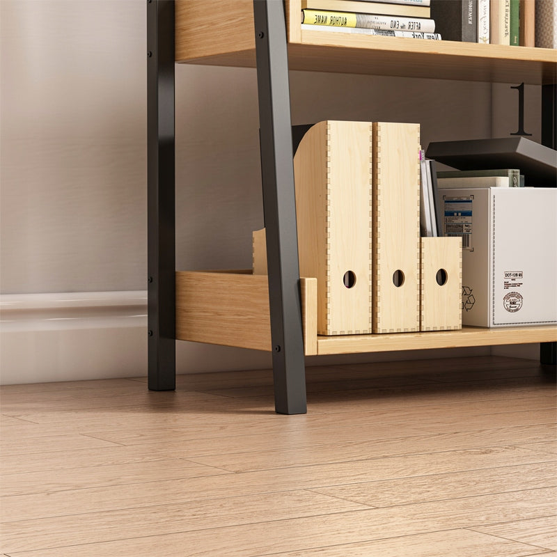 Scaffale a scala per libri da ufficio soggiorno loft