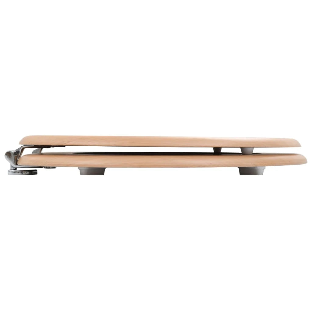 Set di due sedili per WC con coperchio MDF design bambù 02_0002963