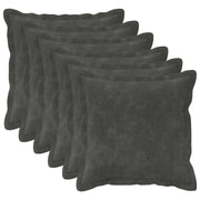 Cuscino con cuscino HOUTEN 6 pz Antracite Fleece in microfibra 931960