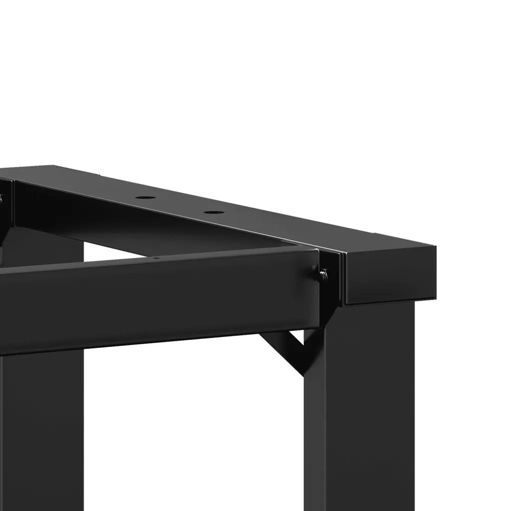 Telaio Gambe a O per Tavolo da Pranzo 80x40x73 cm in Acciaio 357885