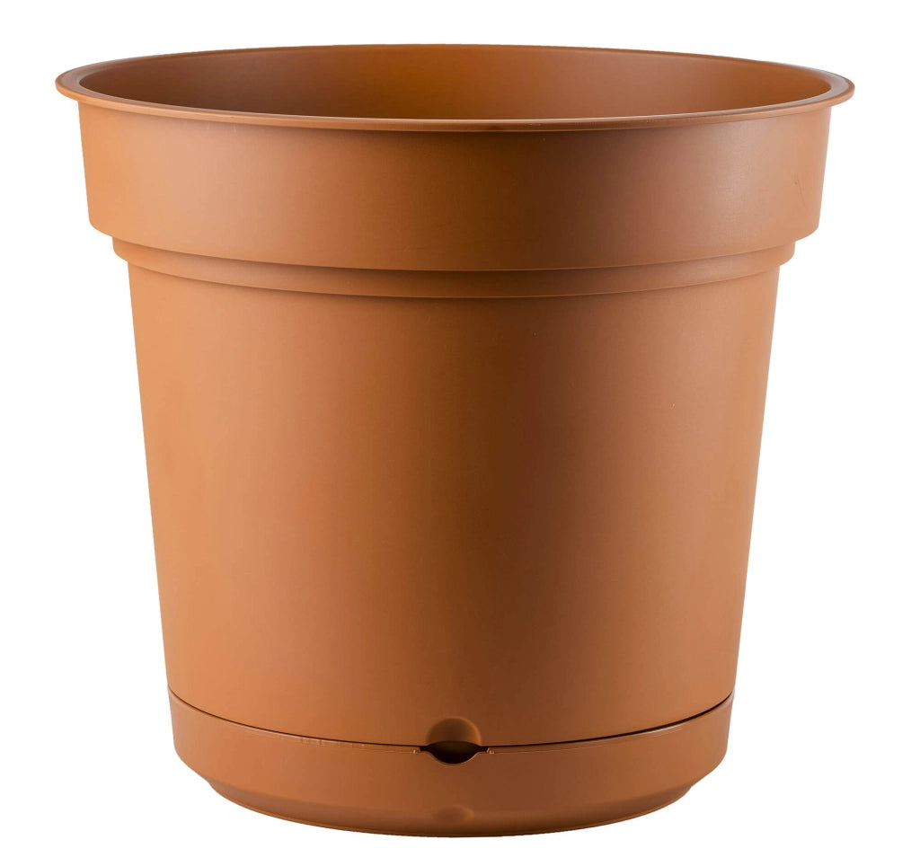 Vaso Ø18x16,2 cm in Polipropilene Hydral 18 Terracotta