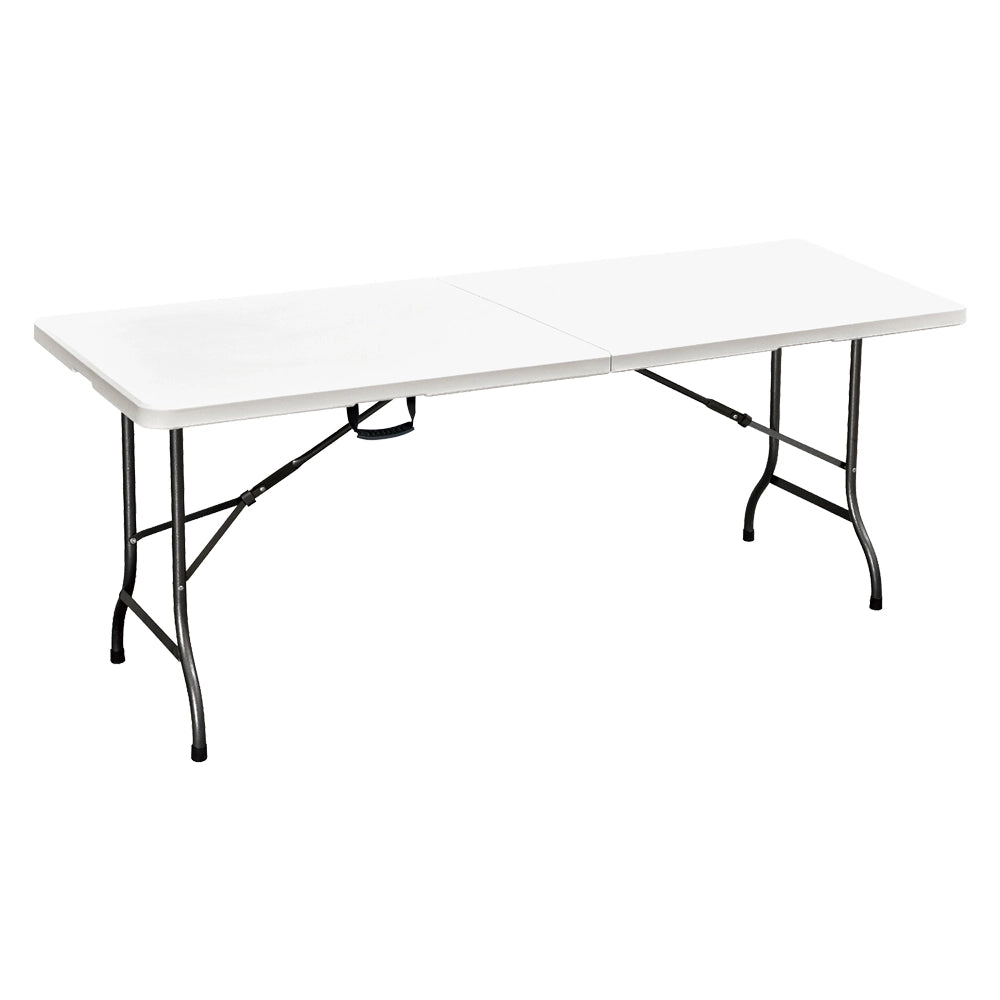 TAVOLO PIC NIC PIEGHEVOLE 'PARTY' cm 152 x 74,5 x h. 72 - colore bianco  - LIF