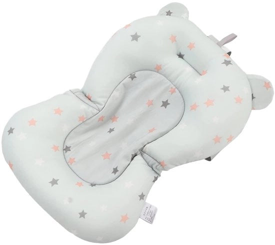 Cuscino per neonati - Supporto opzionale per bagni - Sostegno pieghevole - Flessibile - Cinture di sicurezza - Comfortevole - Cotone/espansione a gas - Cuscino per bagni per neonati