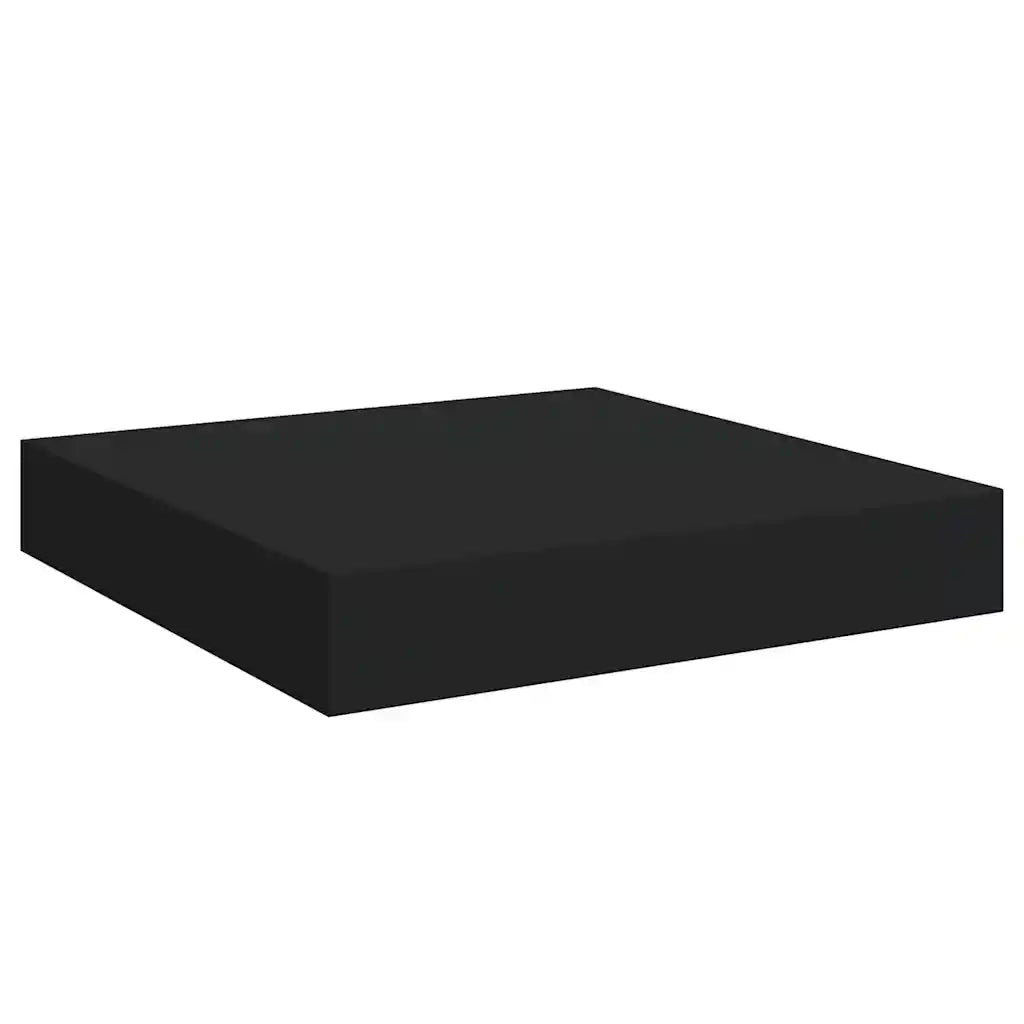 Scaffale a parete | Ripiano a parete | Mensola a parete Nero 23x23,5x3,8 cm in MDF