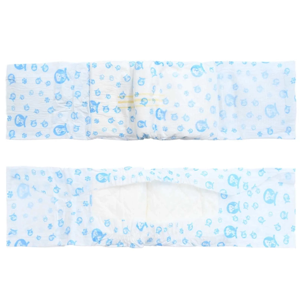 Pannolino usa e getta per cani maschi 30 pz Bianco L CFW7308078