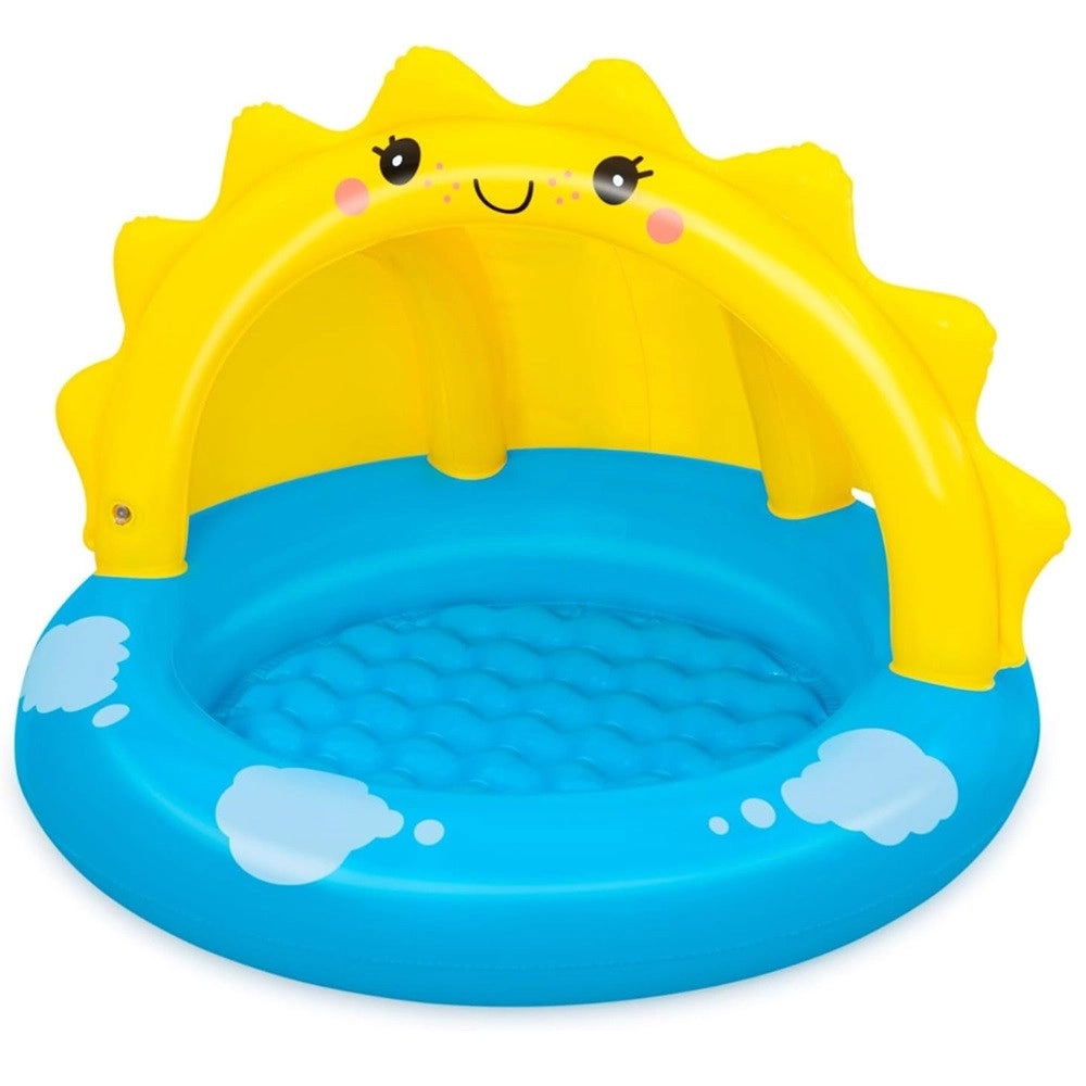Trade Shop - Piscina Gonfiabile Per Bambini + 2 Anni Sunny Days 101x97x71cm Con Copertura 52637 -