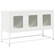 Mobile TV | Armadietto TV | Mobile Porta TV Bianco 100,5x39x60,5 cm in Acciaio Laminato a Freddo